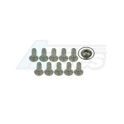 Miscellaneous All M2 x 4 Titanium Button Head Hex Socket - Machine (10 Pcs) by 3Racing