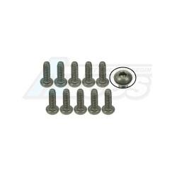 Miscellaneous All M2 x 6 Titanium Button Head Hex Socket - Machine (10 Pcs) by 3Racing