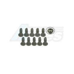 Miscellaneous All M3 x 8 Titanium Button Head Hex Socket - Self Tapping (10 Pcs) by 3Racing