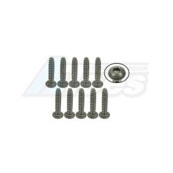Miscellaneous All M3 x 15 Titanium Button Head Hex Socket - Self Tapping (10 Pcs) by 3Racing