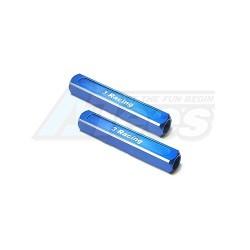 Miscellaneous All 13mm Chassis Droop Gauge Blocks (2 Pcs) - Blue by 3Racing