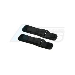 Miscellaneous All Long Battery Straps (27cm) - Black by 3Racing