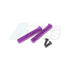 Miscellaneous All Aluminum Body Post 40mm - Purple by 3Racing