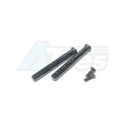 Miscellaneous All Aluminium Body Post 50mm - Black by 3Racing