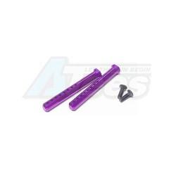 Miscellaneous All Aluminium Body Post 50mm - Purple by 3Racing