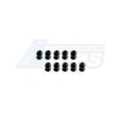 Miscellaneous All 5.8mm Hex Ball Stud L=5 (10 Pcs) - Black by 3Racing