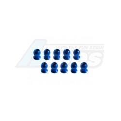 Miscellaneous All 5.8mm Hex Ball Stud L=5 (10 Pcs) - Blue by 3Racing