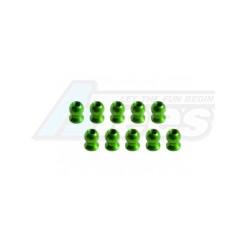Miscellaneous All 5.8mm Hex Ball Stud L=5 (10 Pcs) - Green by 3Racing