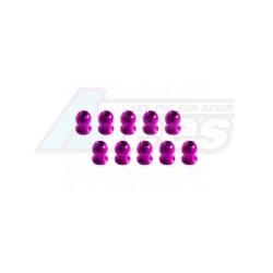Miscellaneous All 5.8mm Hex Ball Stud L=5 (10 Pcs) - Pink by 3Racing
