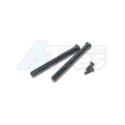 Miscellaneous All Aluminium Body Post 60mm - Black by 3Racing