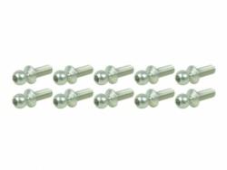 3Racing F113 7075 Aluminum 4.3MM Ball Stud L=8 (10 Pcs) -Teflon Coated by 3Racing