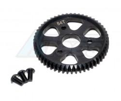 Traxxas Slash 4X4 Steel Main Gear (54t) - 1pc Set Black by GPM Racing