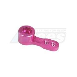 Miscellaneous All 2.6mm Aluminium Single Servo Arm For Futaba - Pink by 3Racing