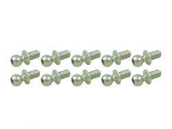 3Racing F113 7075 Aluminum 4.3mm Ball Stud L=5 (10 Pcs) - Teflon Coated by 3Racing