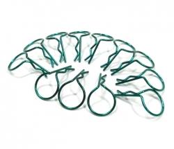 Miscellaneous All Large-Ring Body Clips 100 pcs Green (32 mm) by Team Raffee Co.