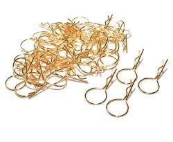 Miscellaneous All Large-Ring Body Clips 50 pcs Gold (32 mm) by Team Raffee Co.