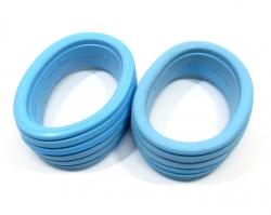 Miscellaneous All Molded Tire Inserts For 1/8 Buggy Wheel (2 Pieces) Blue by Boom Racing