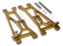 Traxxas Jato Aluminum Front Lower Arm With Screws & Pins - 1pair Set Golden Black by GPM Racing