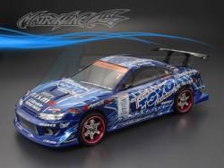 Miscellaneous All Nissan GP Sports S15 Silvia Finished Lexan Body Shell RTR 195mm W/ Light Buckets by Matrixline RC