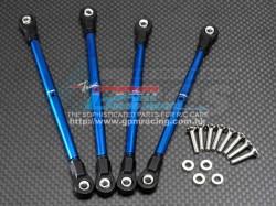 Traxxas T-Maxx Aluminum Completed Tie Rod With Screws & Collars 2 Pairs Set Blue by GPM Racing