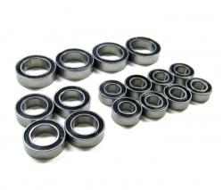 A-Tech XMT4 High Performance Full Ball Bearings Set Rubber Sealed (16 Total) by Boom Racing