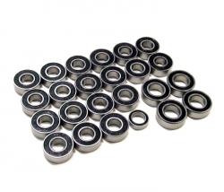 Tamiya 1/14 Truck (1850L) High Performance Full Ball Bearings Set Rubber Sealed (24 Total) by Boom Racing