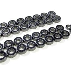 Tamiya Juggernaut 2 High Performance Full Ball Bearings Set Rubber Sealed (36 Total) by Boom Racing