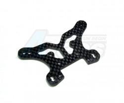 Team Losi Mini 8IGHT Graphite Rear Shock Tower (Thicker) Black by GPM Racing