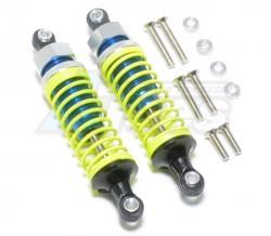 Miscellaneous All Plastic Ball Top Damper (75mm) With 1.2mm Coil Spring & Washers & Screws - 1pr Set Blue by GPM Racing