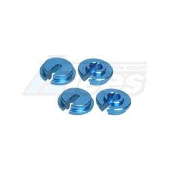 Team Associated RC18T Aluminum Bottom Spring Caps For RC18 by 3Racing