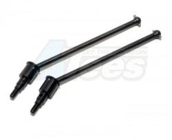 Team Associated ProLite 4X4 Steel #45 Front Swing Shaft (92mm) - 1pr Set Black by GPM Racing