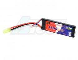 Miscellaneous All EP Soft Case Lipo 1500mAh 2-Cell 25C 7.4V Battery Pack (Tamiya-plug) by Enrich Power