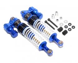 Miscellaneous All Boomerang™ Type PB Aluminum Double Suspension Adjustable Piggyback Shocks / 110MM Blue by Boom Racing