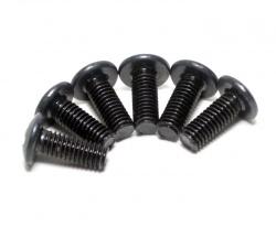 Himoto Barren Button Head Screws 3x8 6P by Himoto