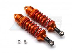 Traxxas E-Revo Aluminum Front/Rear Adjustable Spring Dampers (85MM)With Collars-1Pair Set Orange by GPM Racing