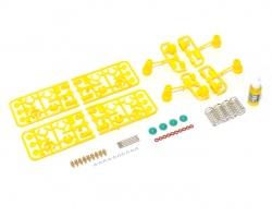 Tamiya WR02 CVA Short Shock Unit Set II - WR02 Yellow Color by Tamiya