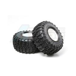 Tamiya CR01 Cliff Crawler Tires - 2Pcs by Tamiya