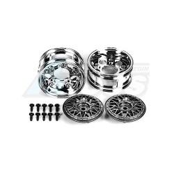 Miscellaneous All 2-Piece Mesh Wheels - 1 pair by Tamiya