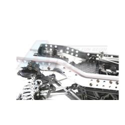 Tamiya CR01 Ladder Frame - Luster Silver - 2pcs by Tamiya