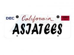 Miscellaneous All Realistic California Licence Plate (ASIATEES) For RC Cars by ATees
