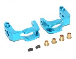 3Racing Sakura D3 CS Sport Aluminum Caster Block C-Hubs With Collars Blue by Boom Racing