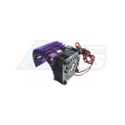 Miscellaneous All Motor Heat Sink W/high Speed For Ver.3 540 Motor (Fan-Shaped) - Purple by 3Racing