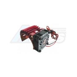 Miscellaneous All Motor Heat Sink W/high Speed For 540 Motor (Fan-Shaped) - Red by 3Racing