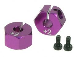 Tamiya F103GT Aluminium +2MM Offset 12MM Wheel Adaptor by 3Racing