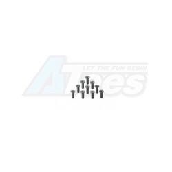 3Racing Sakura XI Sport M2.6 X 8 Flat Head Screw (10pcs) by 3Racing