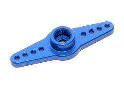 Miscellaneous All Aluminum Servo Horns Double 25T (39MM*13MM*6MM) Blue by Boom Racing