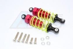 Miscellaneous All Plastic Ball Top Damper (75mm) With 1.2mm Coil Spring & Washers & Screws - 1pr Set Red by GPM Racing