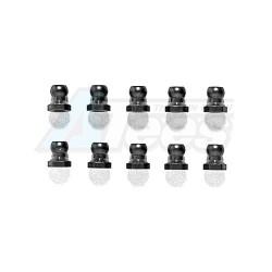 Tamiya F104 5mm Alum Ball Nut - Fluorine Coated 10pcs by Tamiya