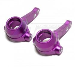 HPI Nitro MT 2 Aluminum Front Knuckle Arm Set - 1 Pair Purple by GPM Racing