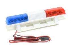 Miscellaneous All Rc Police Car Strobe Flashing 360 Rotation Scale Light Bar Kit Blue & Red by Team Raffee Co.